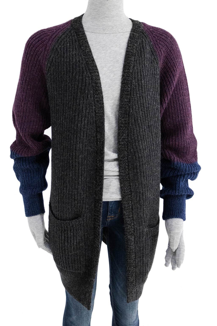 Alpaca Sweater Coat Amethyst