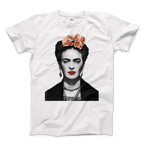 Frida Kahlo With Flowers Poster Artwork T-Shirt