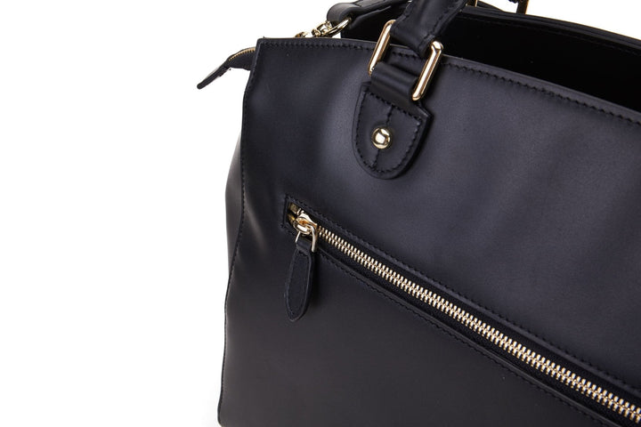 Dragonfly Black Shoulder Bag