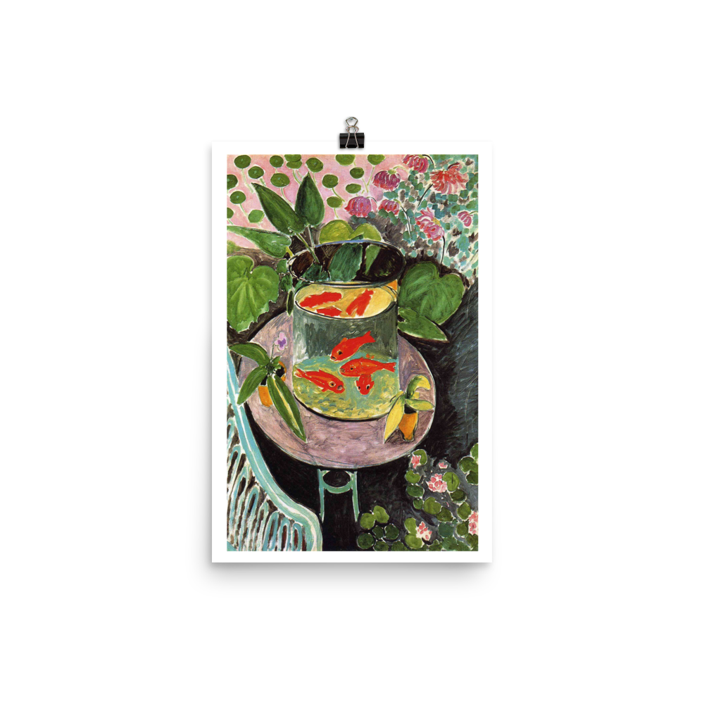 Henri Matisse, Goldfish, 1912 Artwork Poster