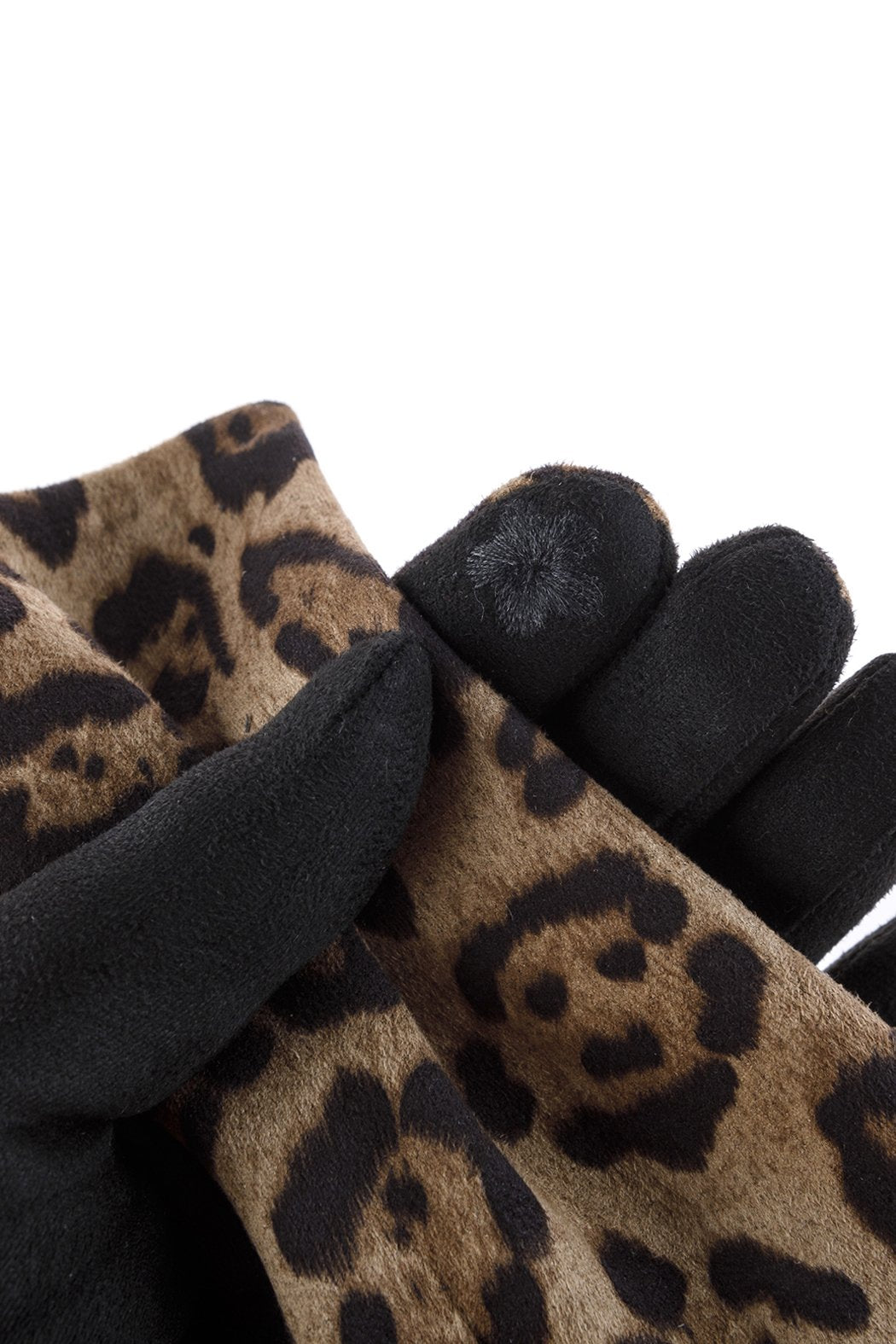 Smart Touch Leopard Gloves