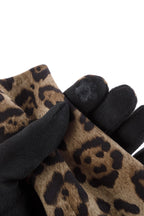 Smart Touch Leopard Gloves