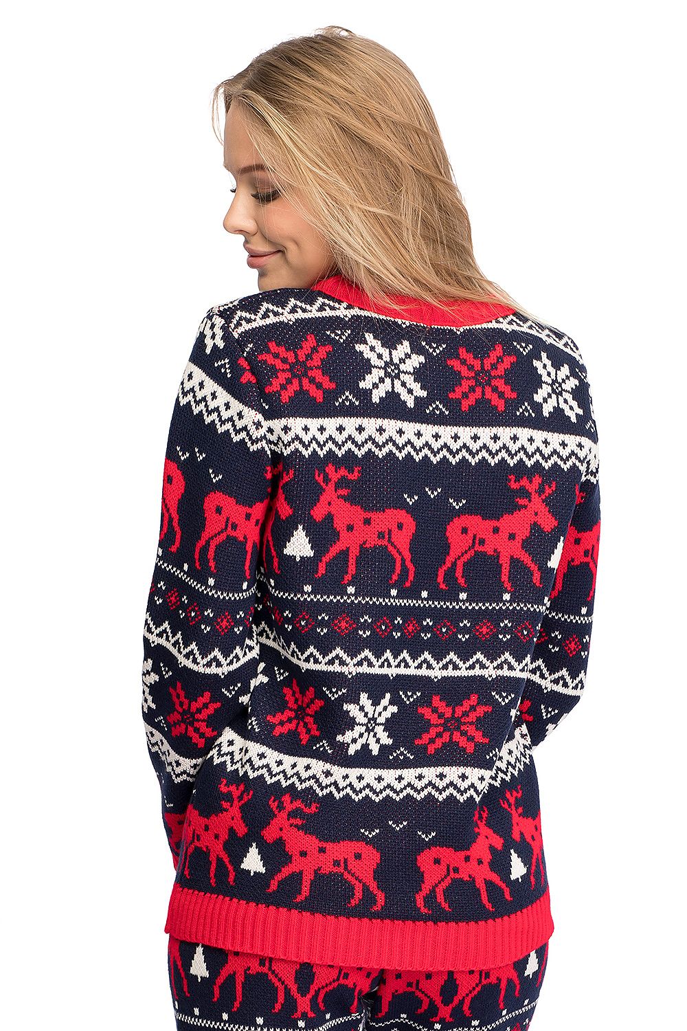 LaLupa Christmas Jumper Navy