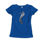 Miles Davis Playing His Trumpet Artwork T-Shirt