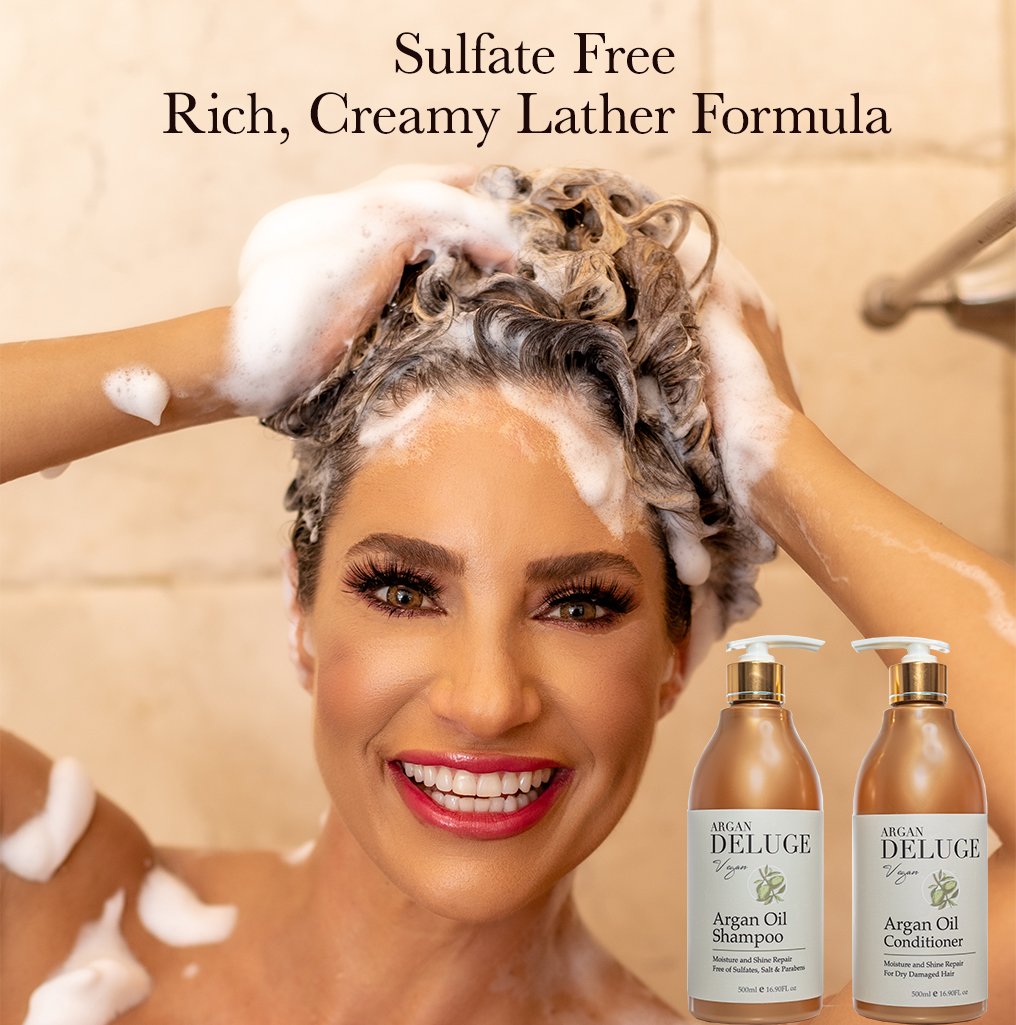 Argan Oil Shampoo and Conditioner Sulfate Free