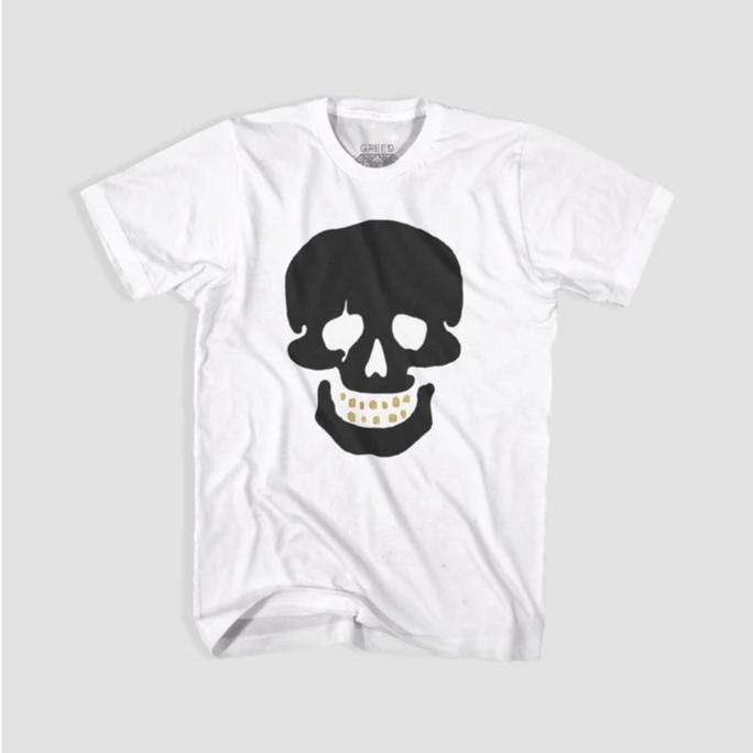 GREED® Skull T-Shirt in White