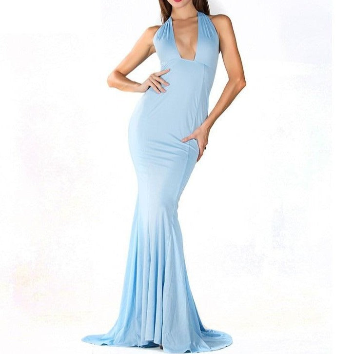 Light Blue Evening Gown