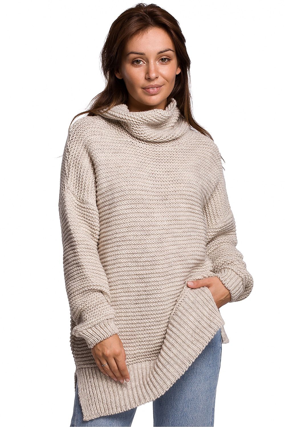 Turtleneck Sweater Beige