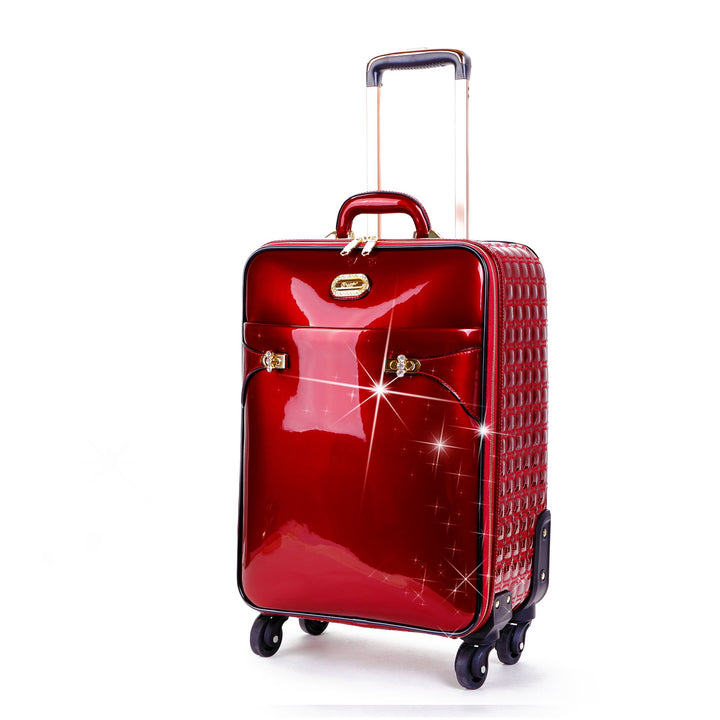 Tri-Star Durable Flexible Carry-On Luggage with Spinning Wheels