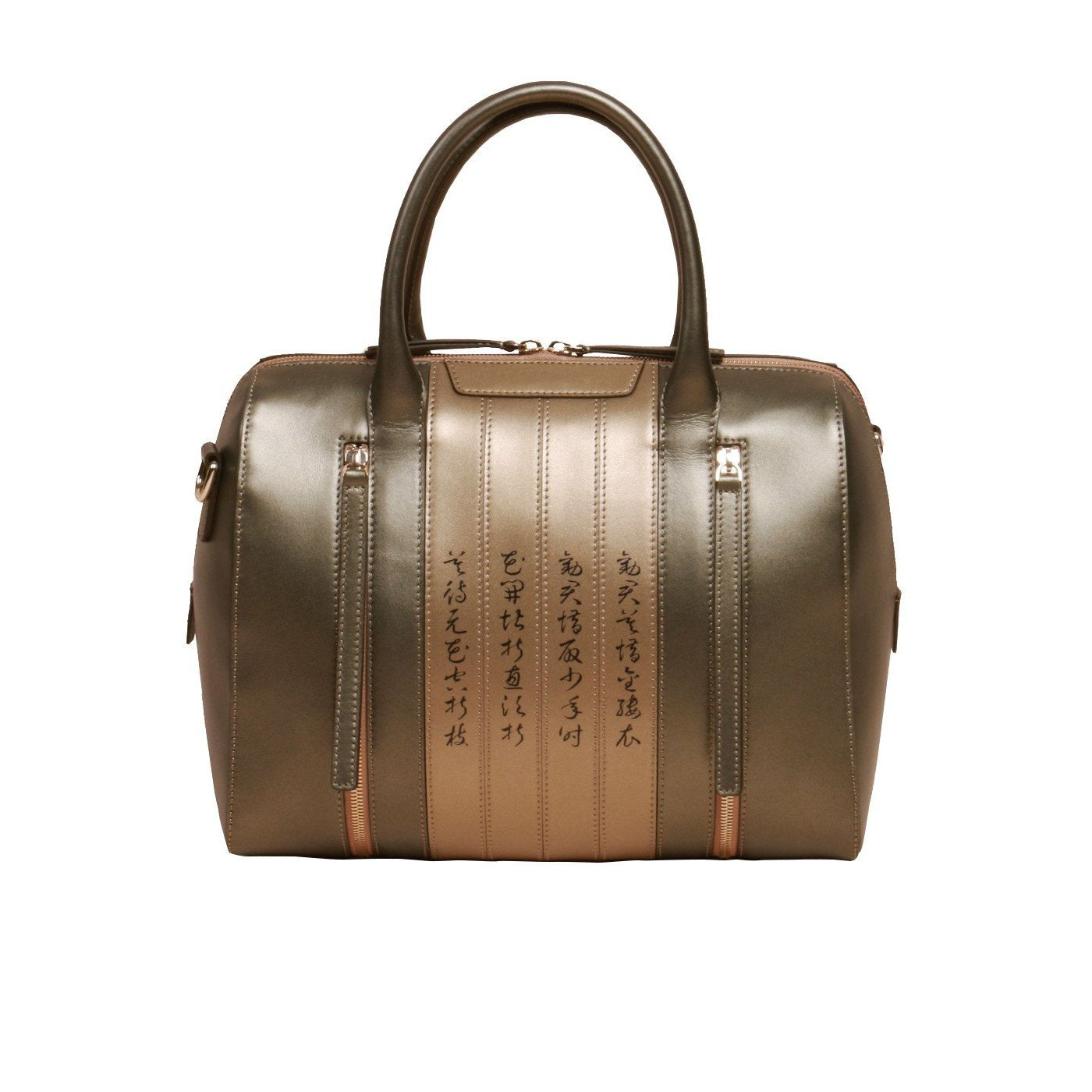 Calligraphy Green Satchel