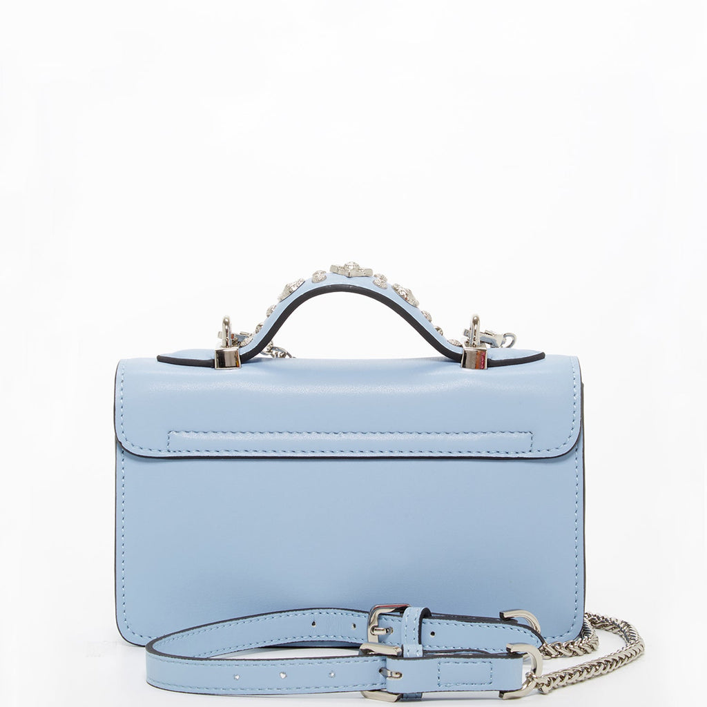 The Hollywood Small Leather Bag Light Blue