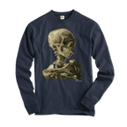 Van Gogh Skull of a Skeleton With Burning Cigarette 1886 Long Sleeve Shirt