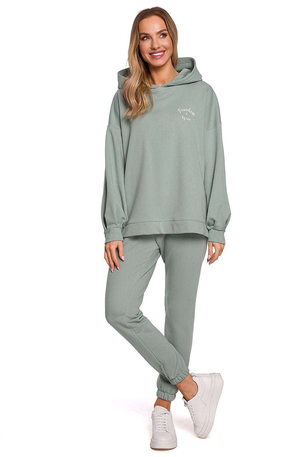 Freedom by Moe Light Green Hooded Sweatshirt