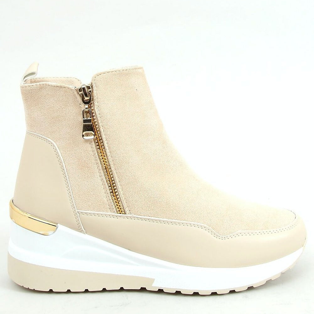 Inello Women's Warm Boots Light Beige
