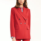 Nife Women's Blazer in Red