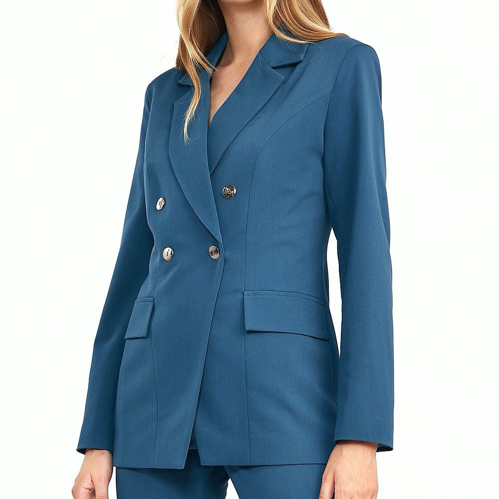 Nife Women's Blazer in Marine