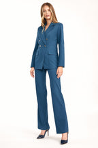 Nife Women's Blazer in Marine