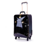 Tri-Star Durable Flexible Carry-On Luggage with Spinning Wheels