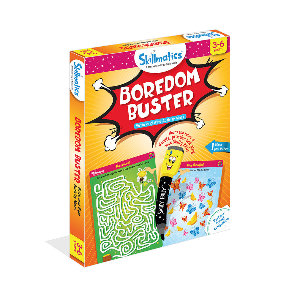 Skillmatics Boredom Buster Educational Activity Games for Kids (3-6)