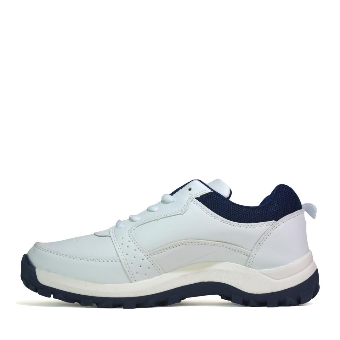 White Men's Lace-Up Trainers