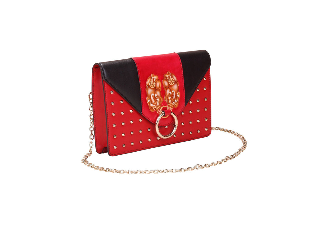 PX (PiXiu) Red Crossbody Clutch