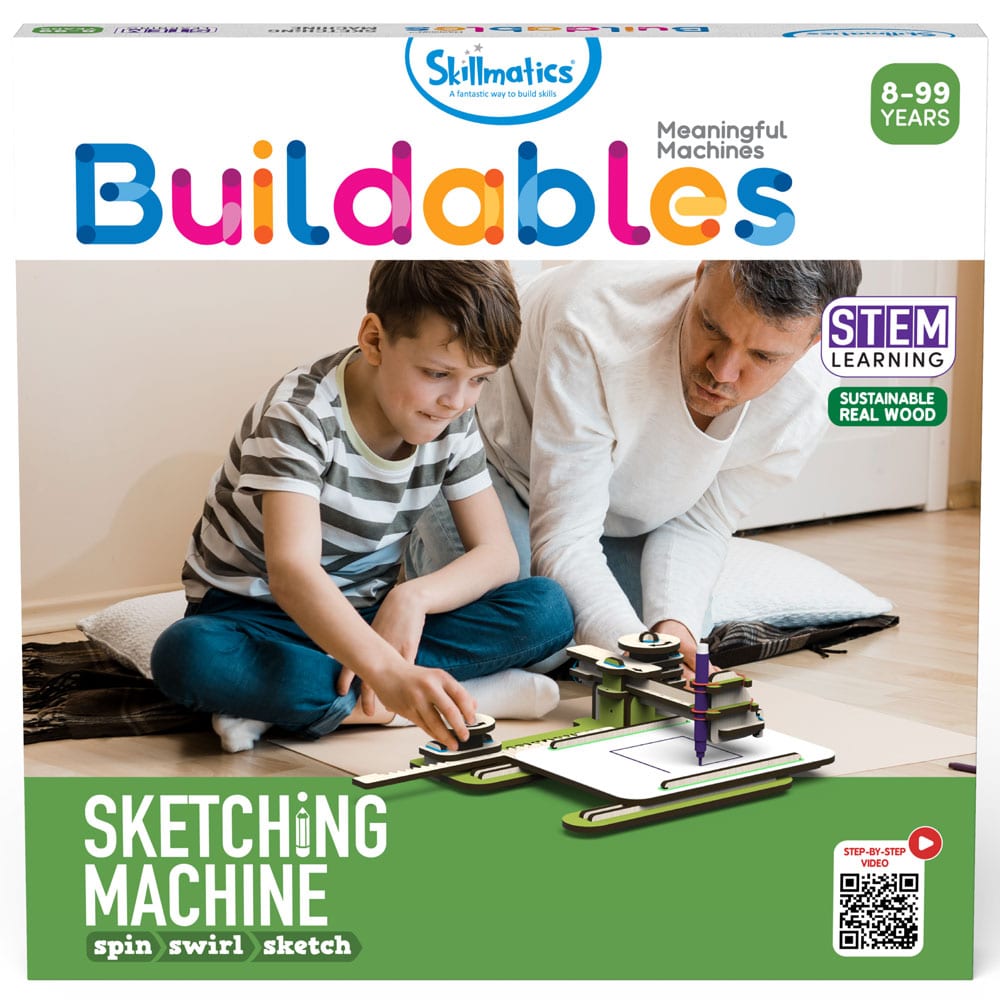 Skillmatics Buildables Sketching Machine DIY STEM Kit (8-99)