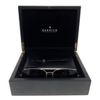 Titanium Aviator Sunglasses with Gift Box