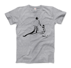 Salvador Dali Sketch, Childhood With Father Riding a Bike 1971 T-Shirt