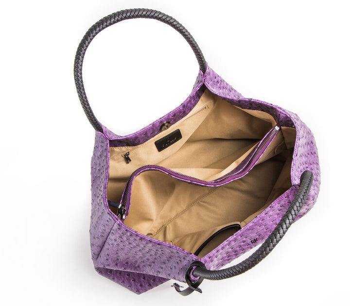 Naomi Purple Vegan Leather Tote Bag