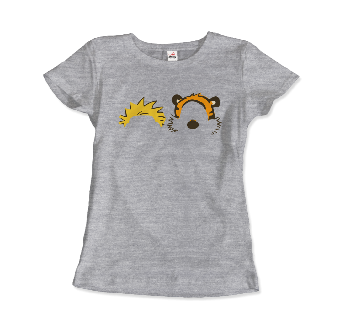 Calvin and Hobbes Faces Contour T-Shirt