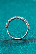 1 Ct Moissanite Half-Eternity Ring