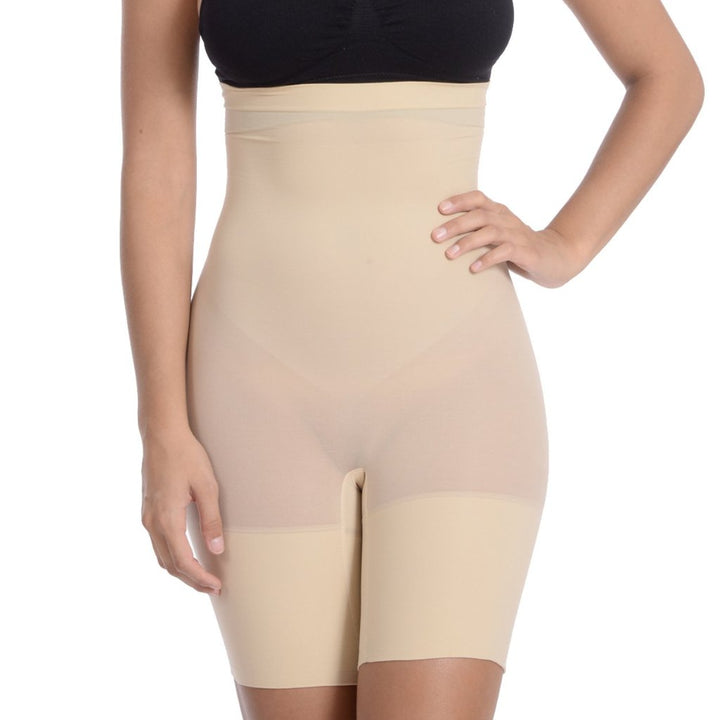 Hi Waist Shaper With Extra Long Boy Leg Nude