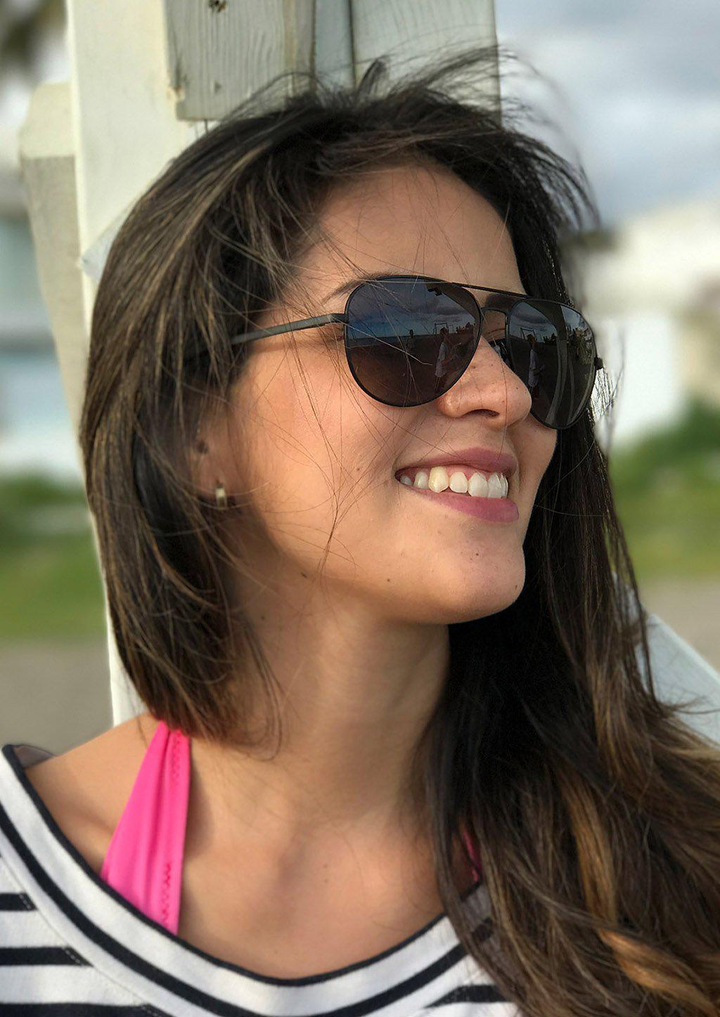 Titanium Aviator Sunglasses with Gift Box