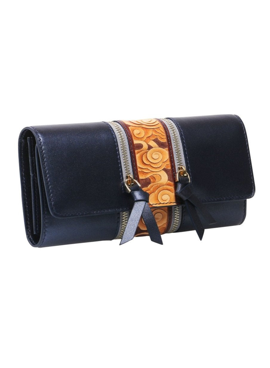 Cloud Blue Continental Purse