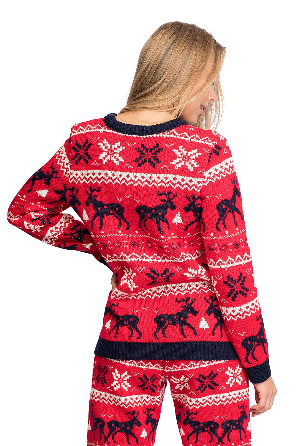 LaLupa Christmas Jumper Red