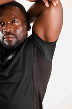 Robert Short Sleeve T-Shirt with Reflective Logo in Black