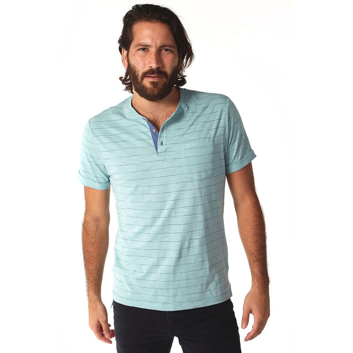 Wade Pinstripe Henley