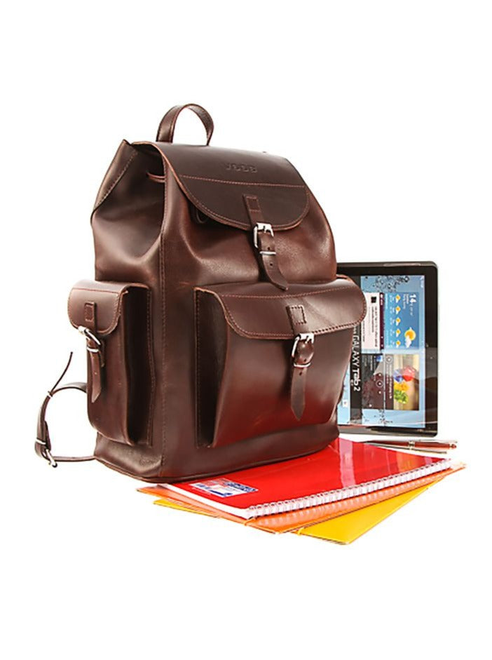 Verosoft Leather Backpack Vintage Brown | P40