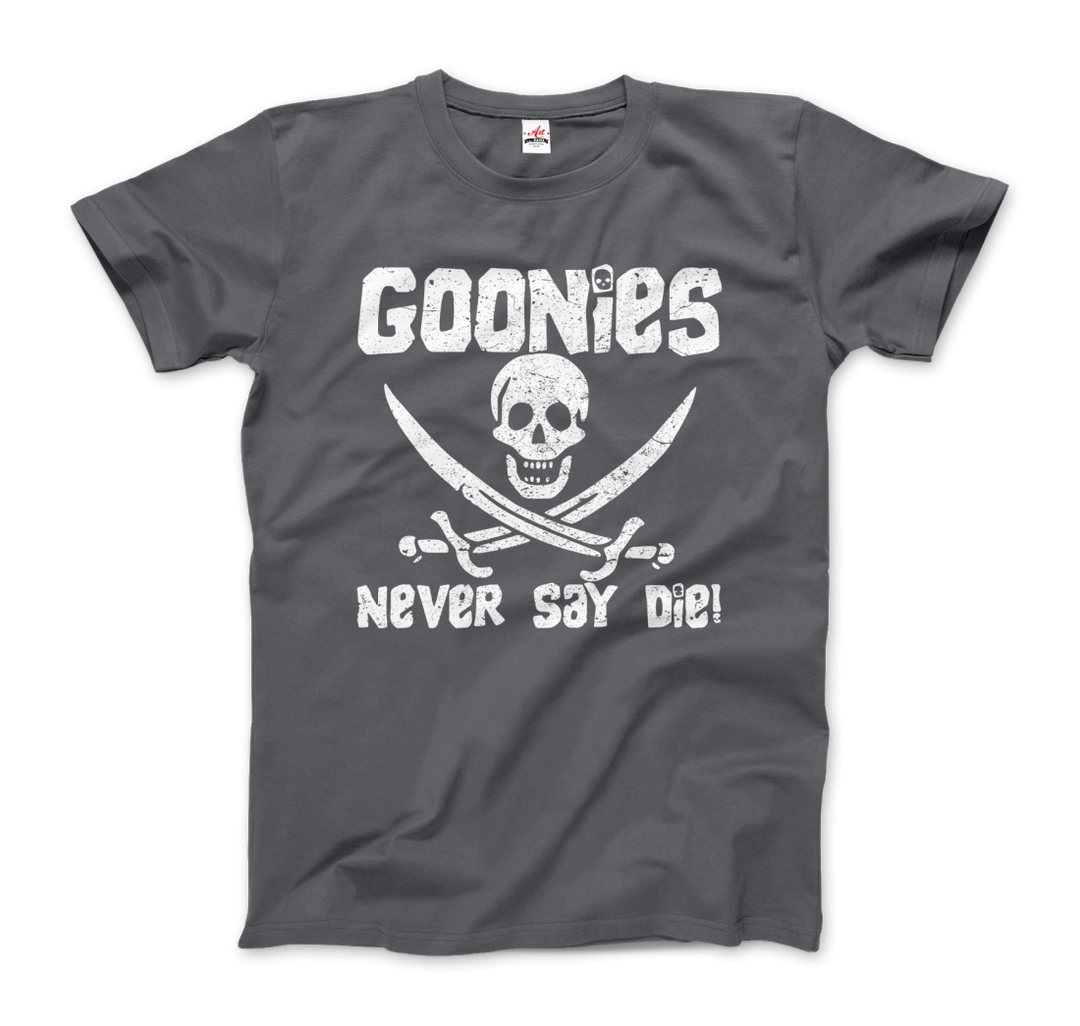 The Goonies Never Say Die Distressed Design T-Shirt