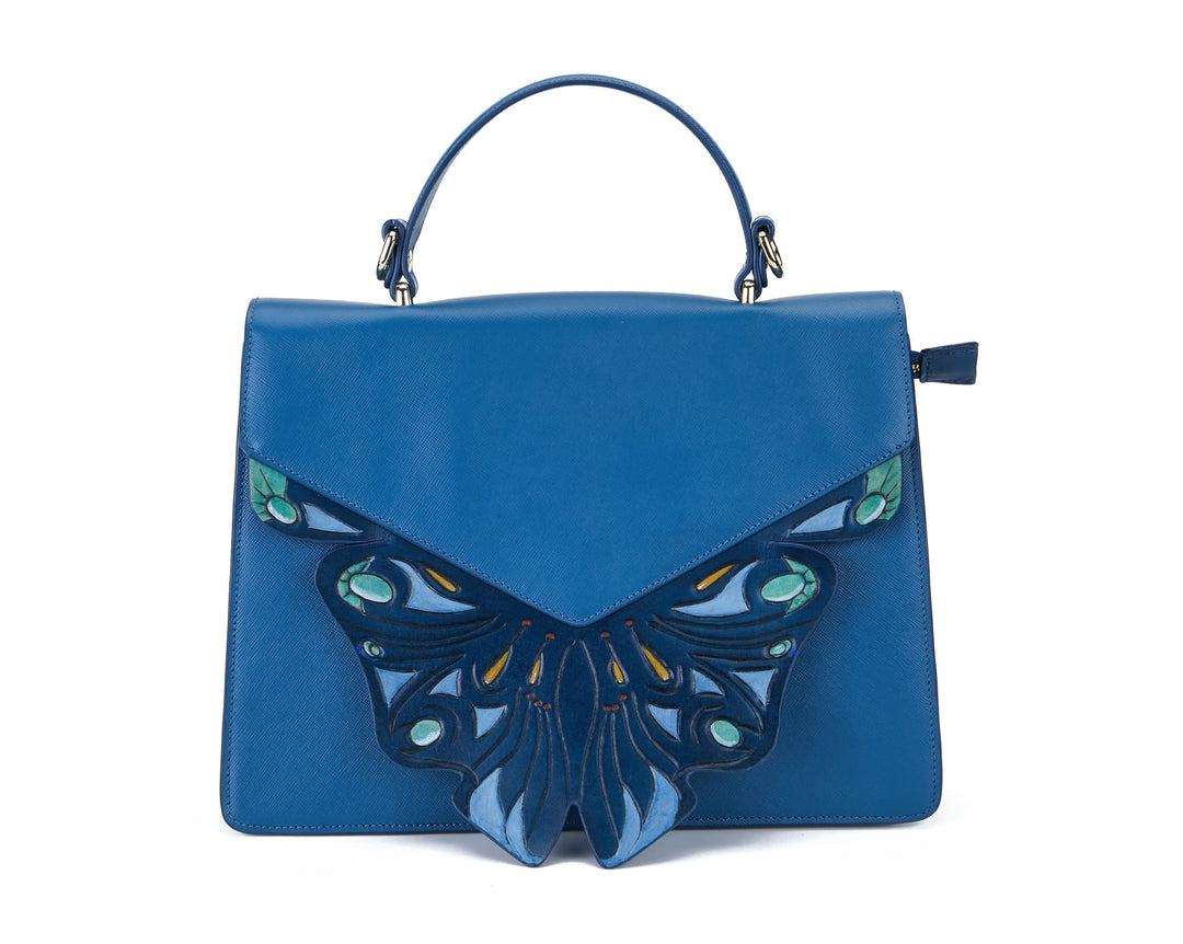 Wings Blue Shoulder Bag