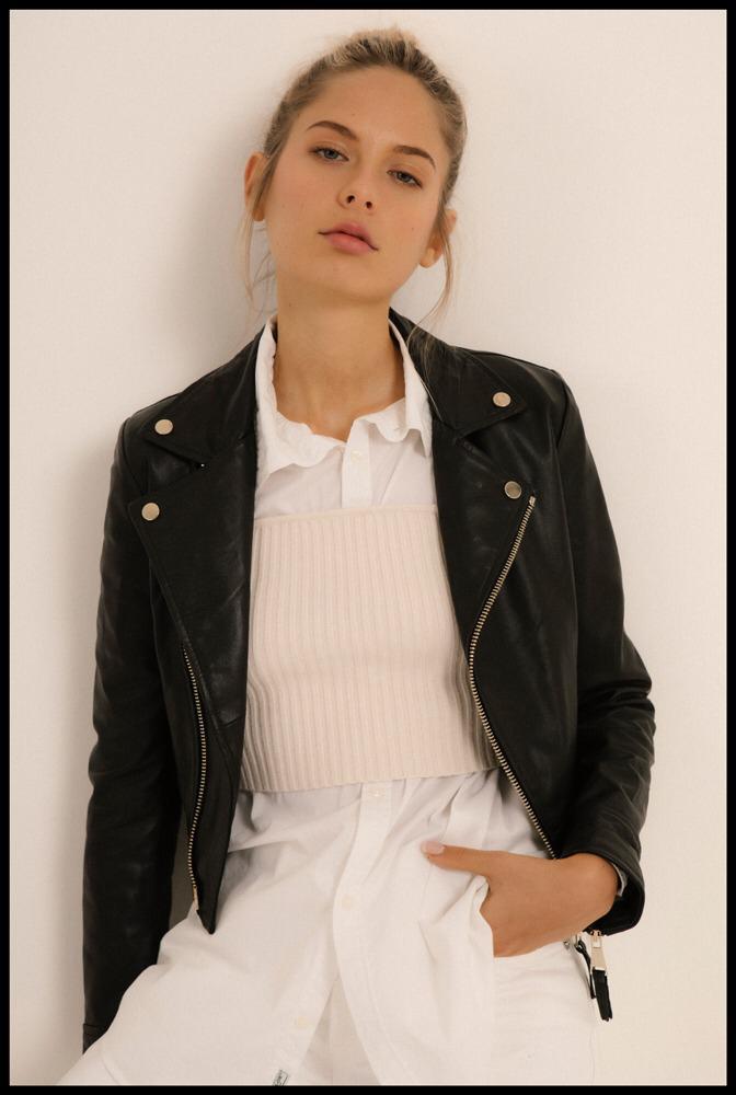 Midi Biker Jacket