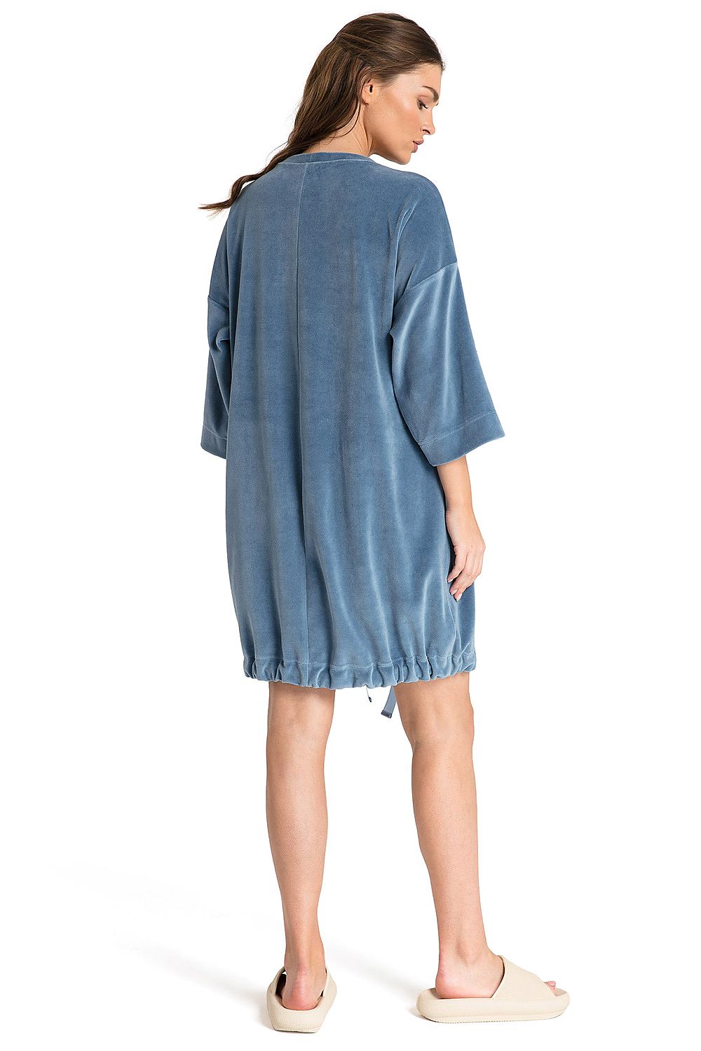 LaLupa Relaxed Fit Tunic Dress Blue Marine