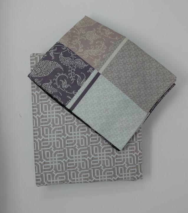 Jacquard Grey Floral Paisley Fitted Sheet & Pillow Cases Set