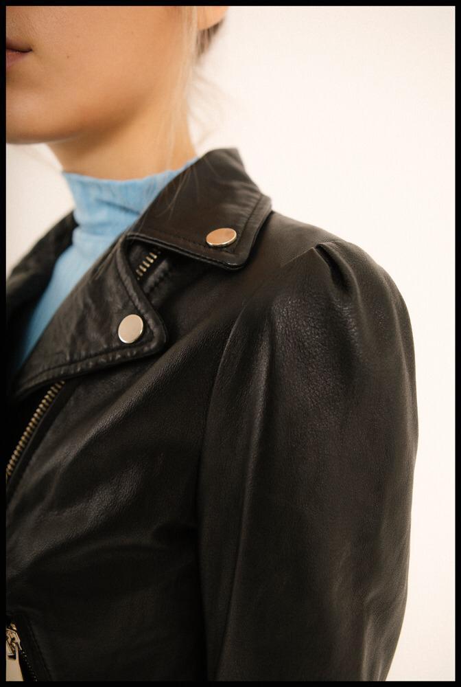 Belted Biker Jacket