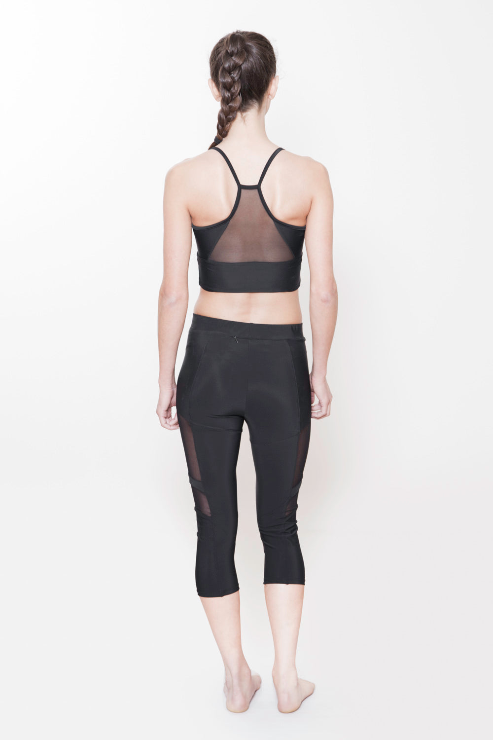 Cropped Wide-Band Bra Top