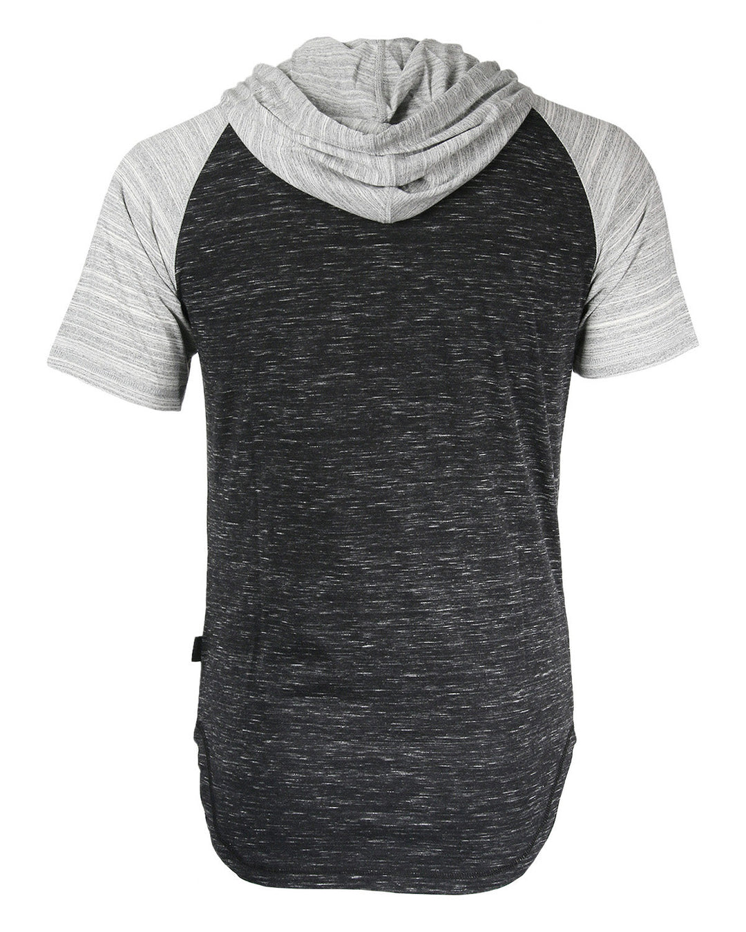 Two-Tone Short Sleeve Raglan Hoodie