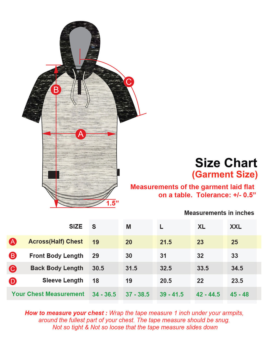 Short Sleeve Raglan Henley Hoodie Round Bottom Semi Longline T-Shirt