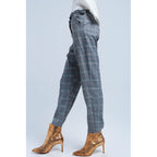 Red Tartan Pattern Pants