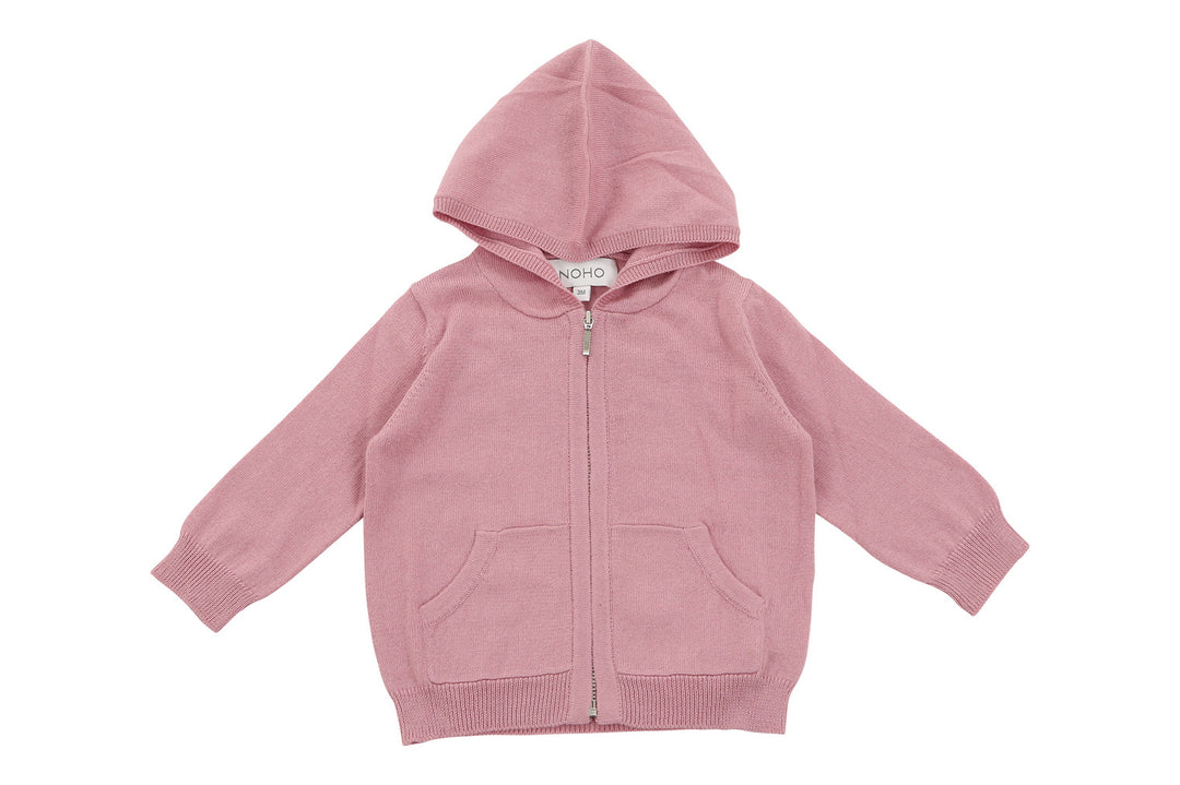 Kid Cotton Cashmere Pink Hoodie