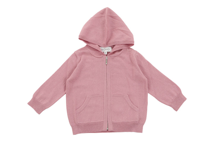 Kid Cotton Cashmere Pink Hoodie